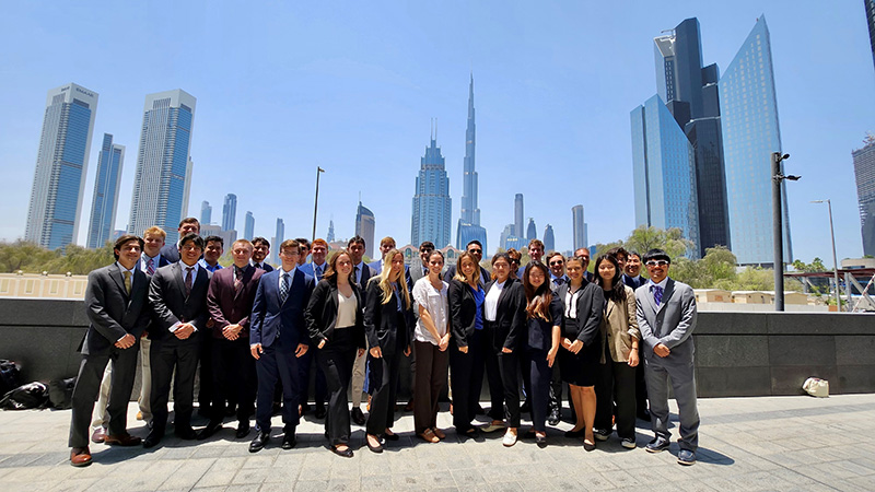 A group of students in Dubai