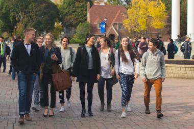 Students Walking