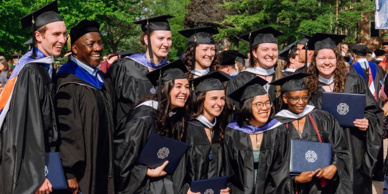 Wheaton College Graduate School Students at Commencement