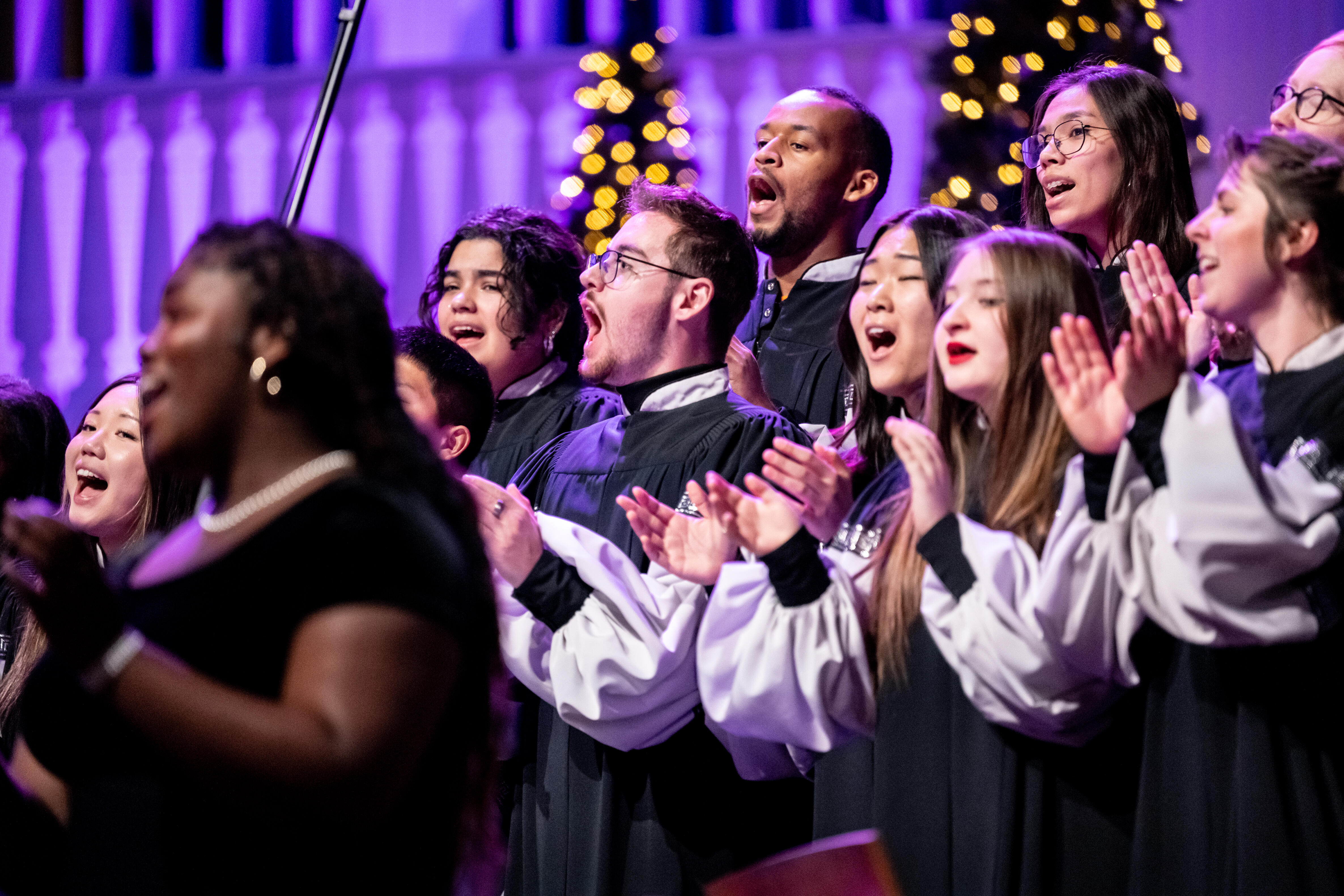 Wheaton College Gospel Choir at Christmas Festival 2024