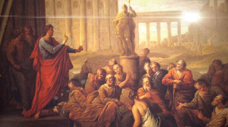 Paul Preaching in Athens
